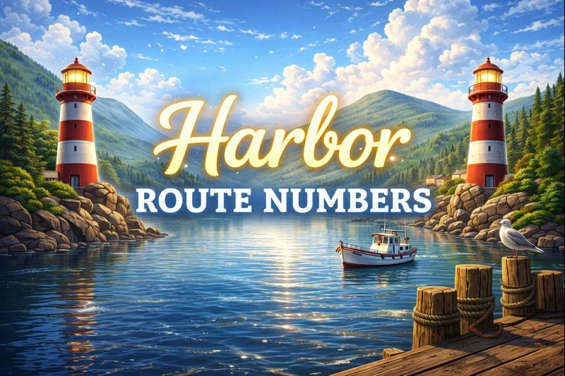 Harbor Route Numbers